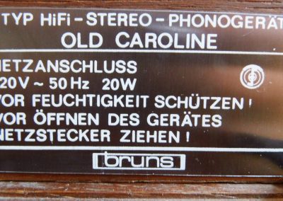1983 Bruns HiFi Stereo Phonogerät Old Caroline HMV 103 dobozban - 98291139_3452890291405930_5294816037328388096_n